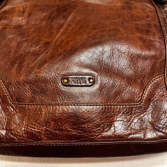 FRYE Melissa Purse or Tote Bag. Cognac Color - Picture 3 of 12
